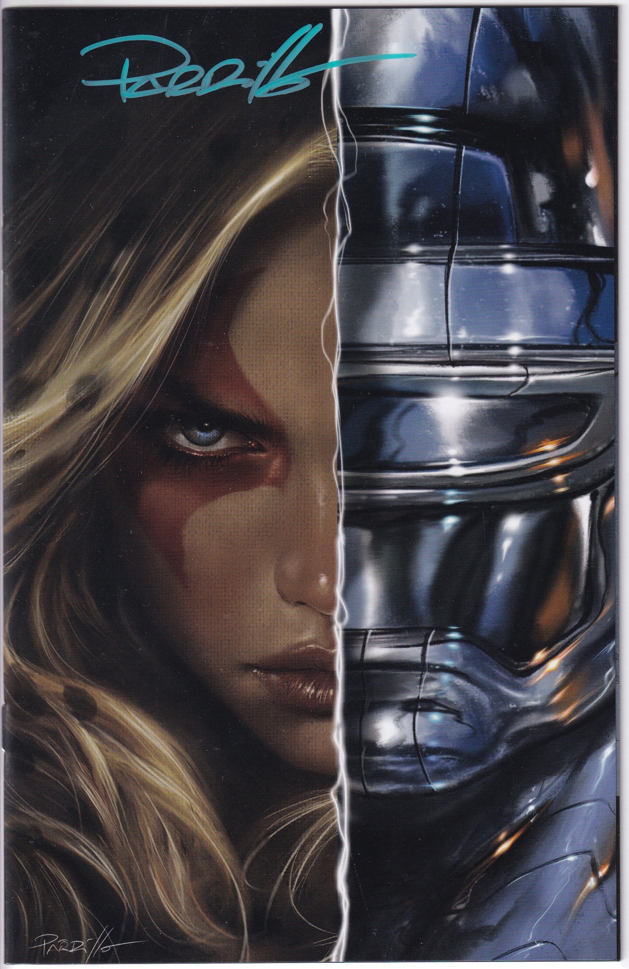 THUNDERCATS X SILVERHAWKS #2 LUCIO PARRILLO SIGNED 1:20 VARIANT