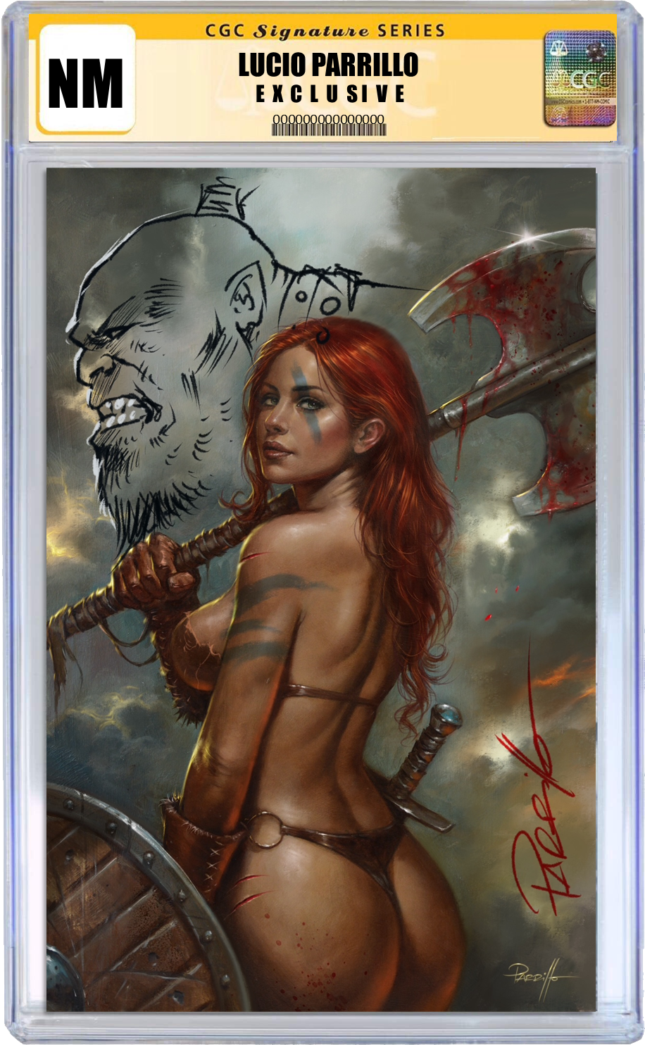RED SONJA SHE DEVIL WITH A SWORD #1  LUCIO PARRILLO EXCLUSIVE