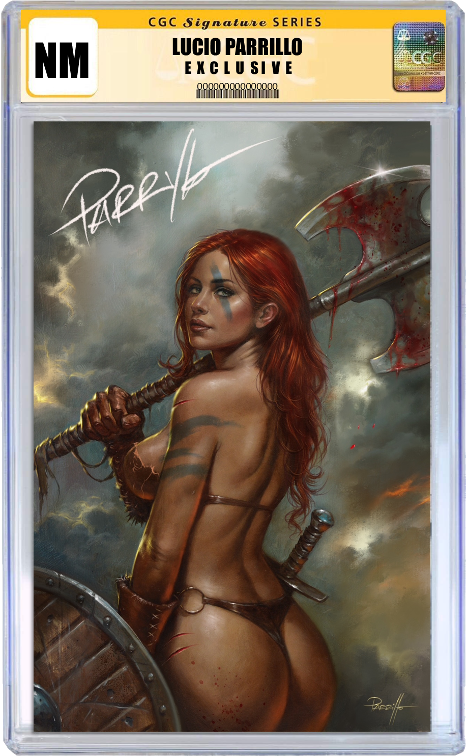 RED SONJA SHE DEVIL WITH A SWORD #1  LUCIO PARRILLO EXCLUSIVE