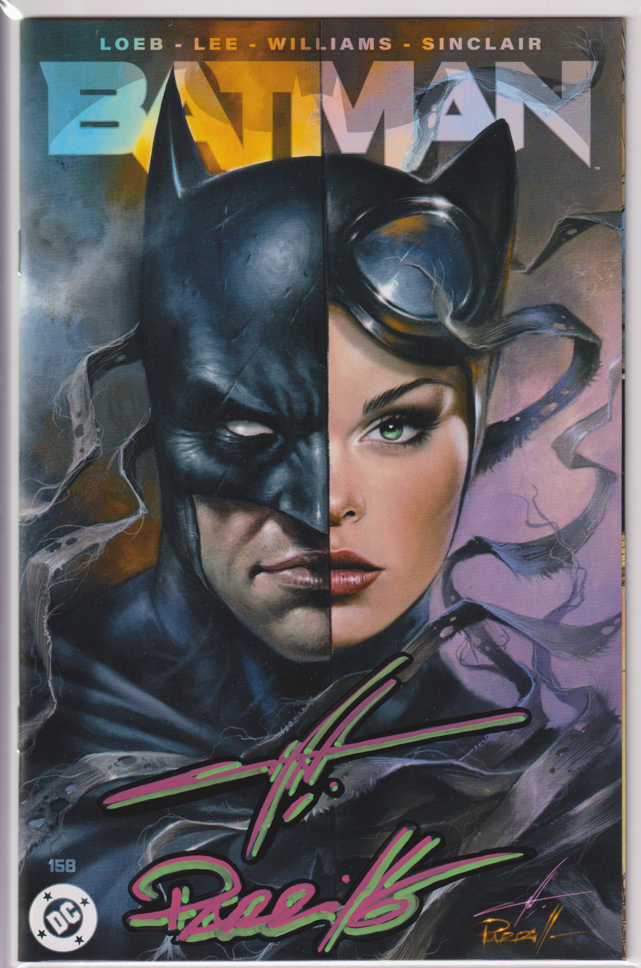 BATMAN #158 CARLA COHEN & LUCIO PARRILLO SIGNED C2E2 EXCLUSIVE