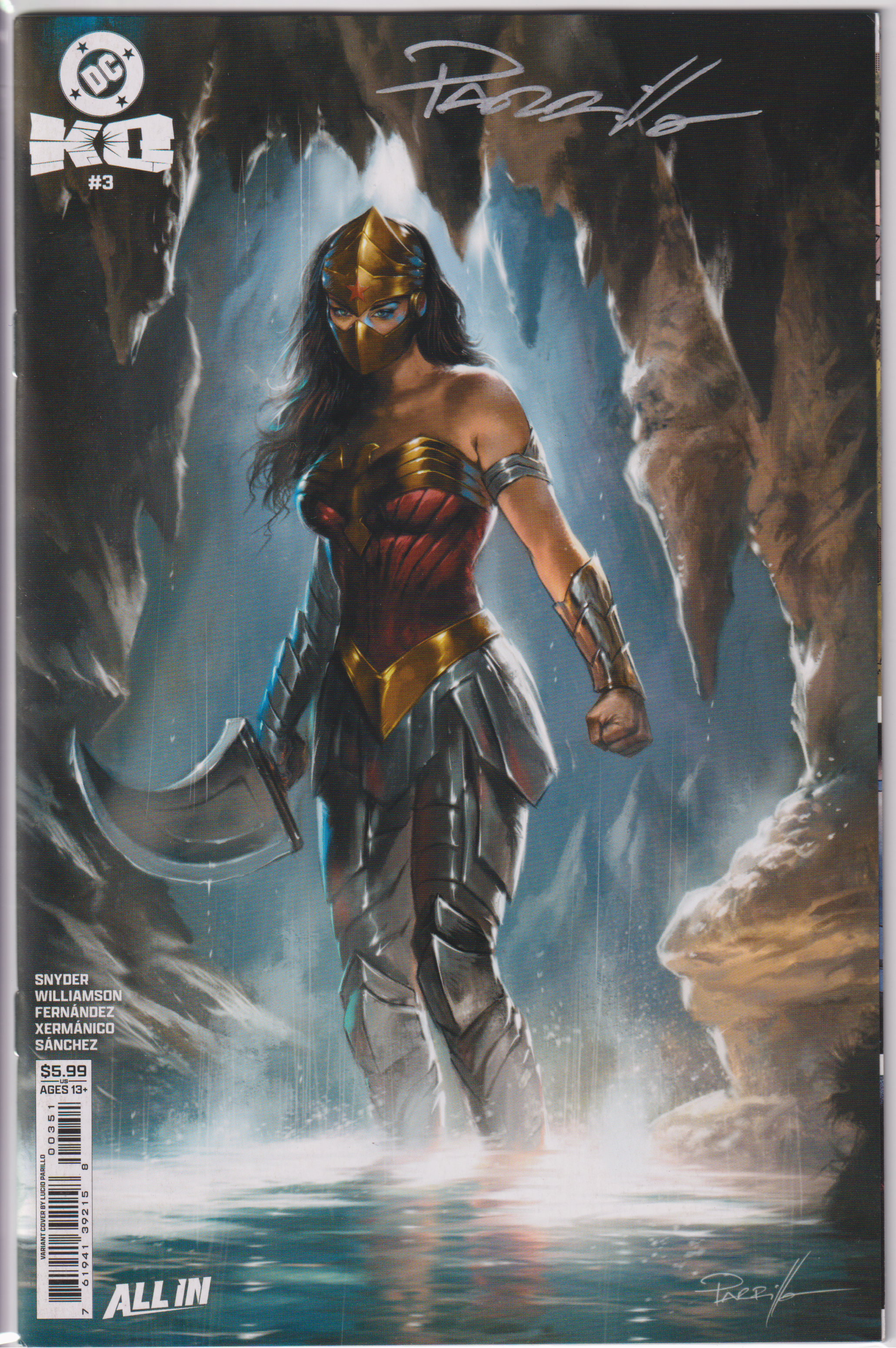 D.C K.O #3 LUCIO PARRILLO SIGNED VARIANT