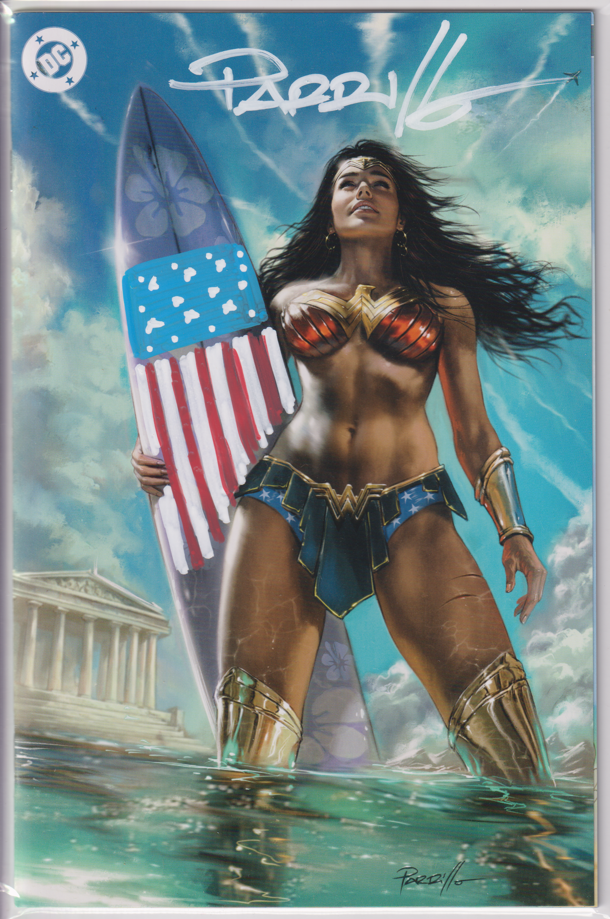 G'NORTS SWIMSUIT EDITION WONDERWAVE #1 LUCIO PARRILLO SKETCHED VIRGIN EXCLUSIVE