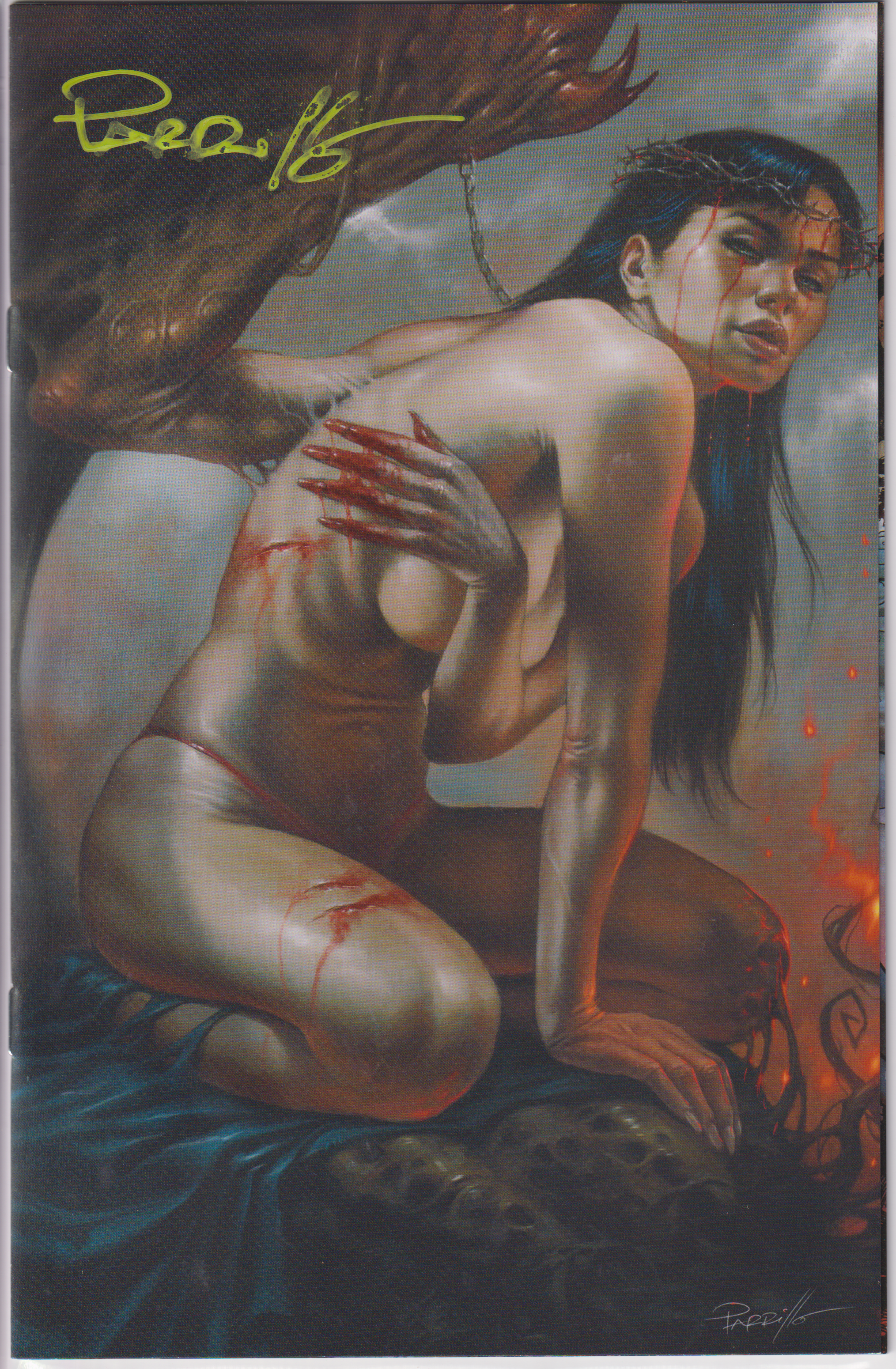 VAMPIRELLA #7 LUCIO PARRILLO SIGNED LIMITED VIRGIN