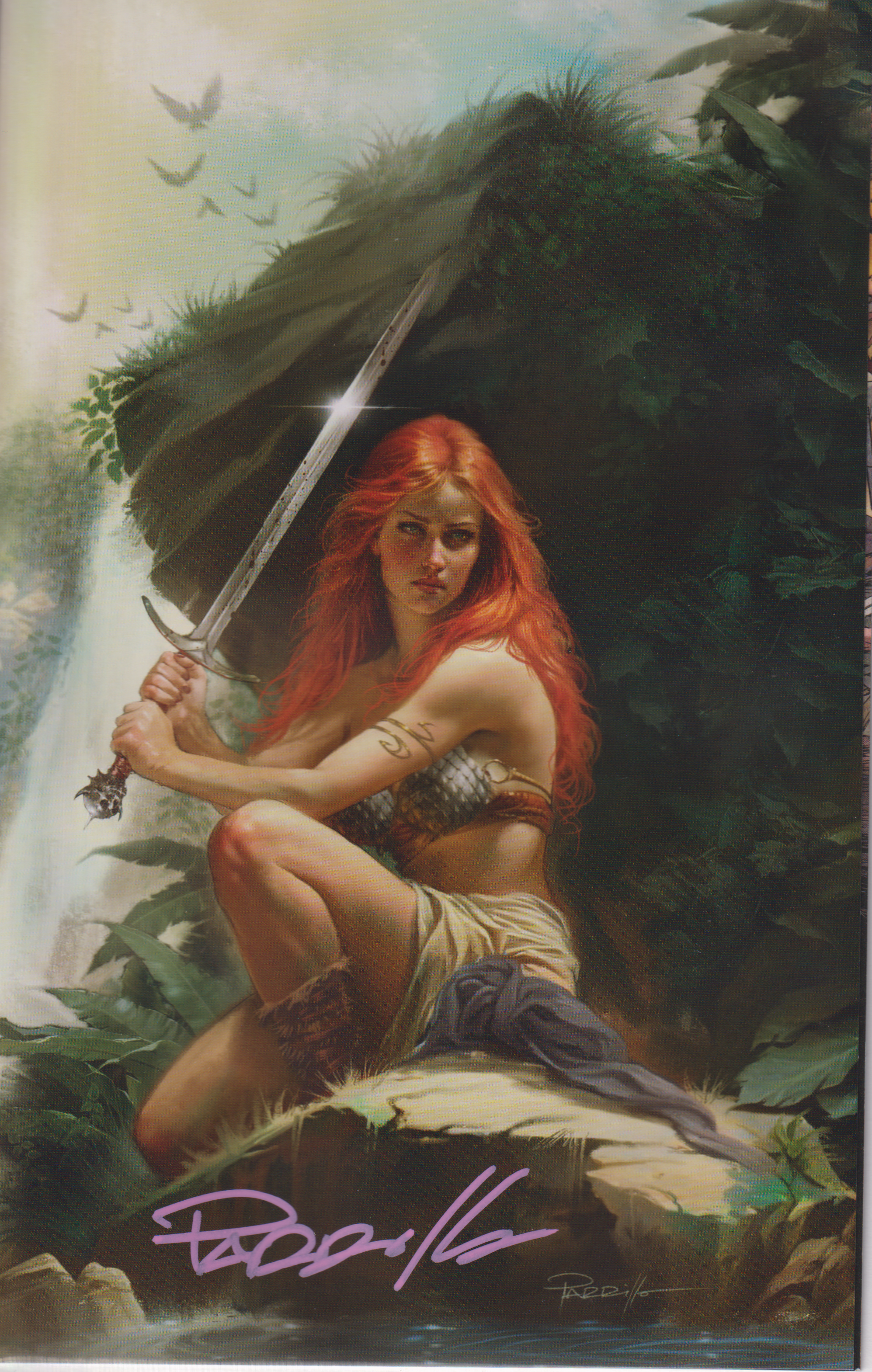 RED SONJA #3 LUCIO PARRILLO SIGNED LIMITED VIRGIN
