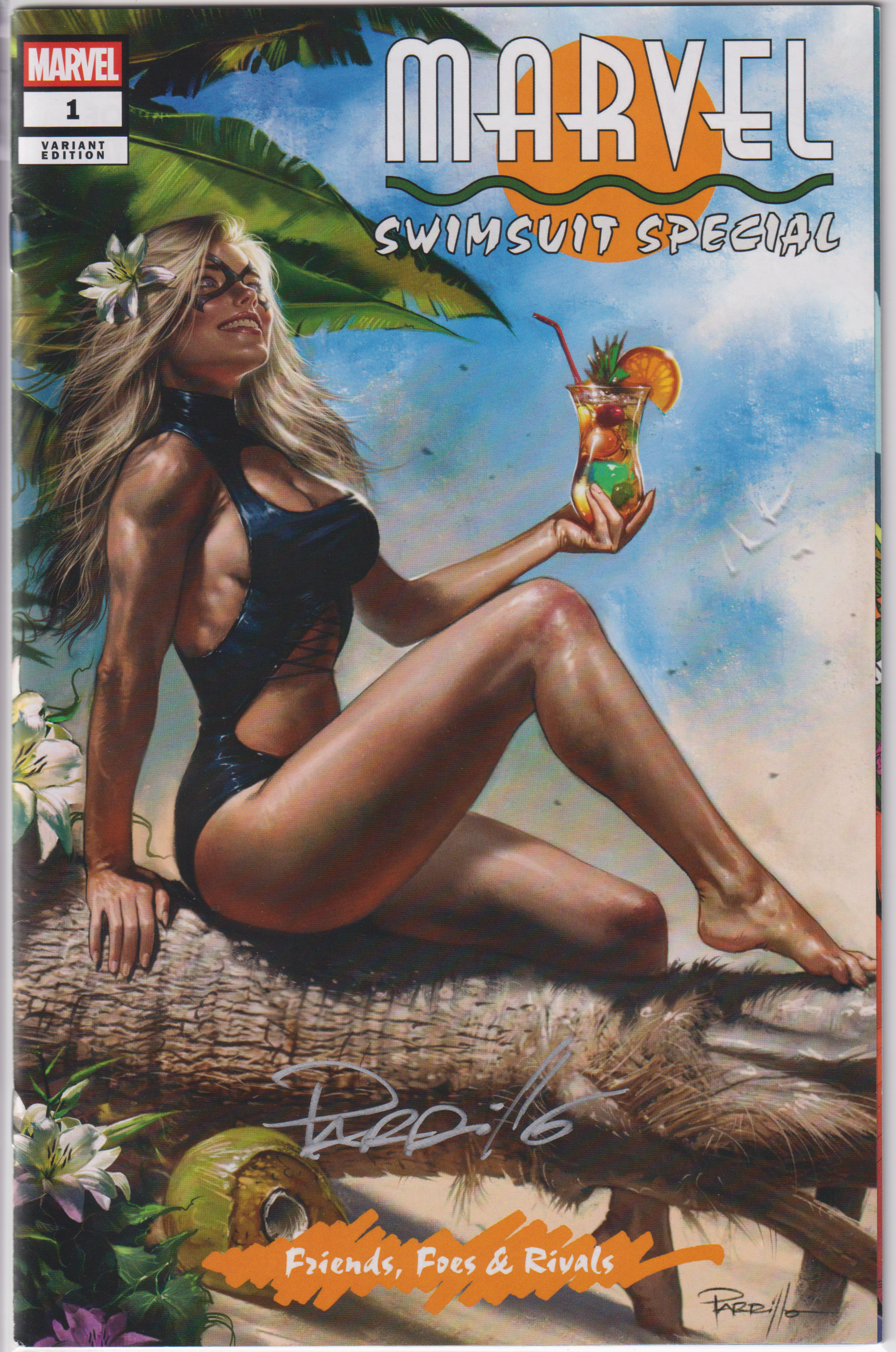 MARVEL SWIMSUIT SPECIAL #1 LUCIO PARRILLO SIGNED SDCC EXCLUSIVE
