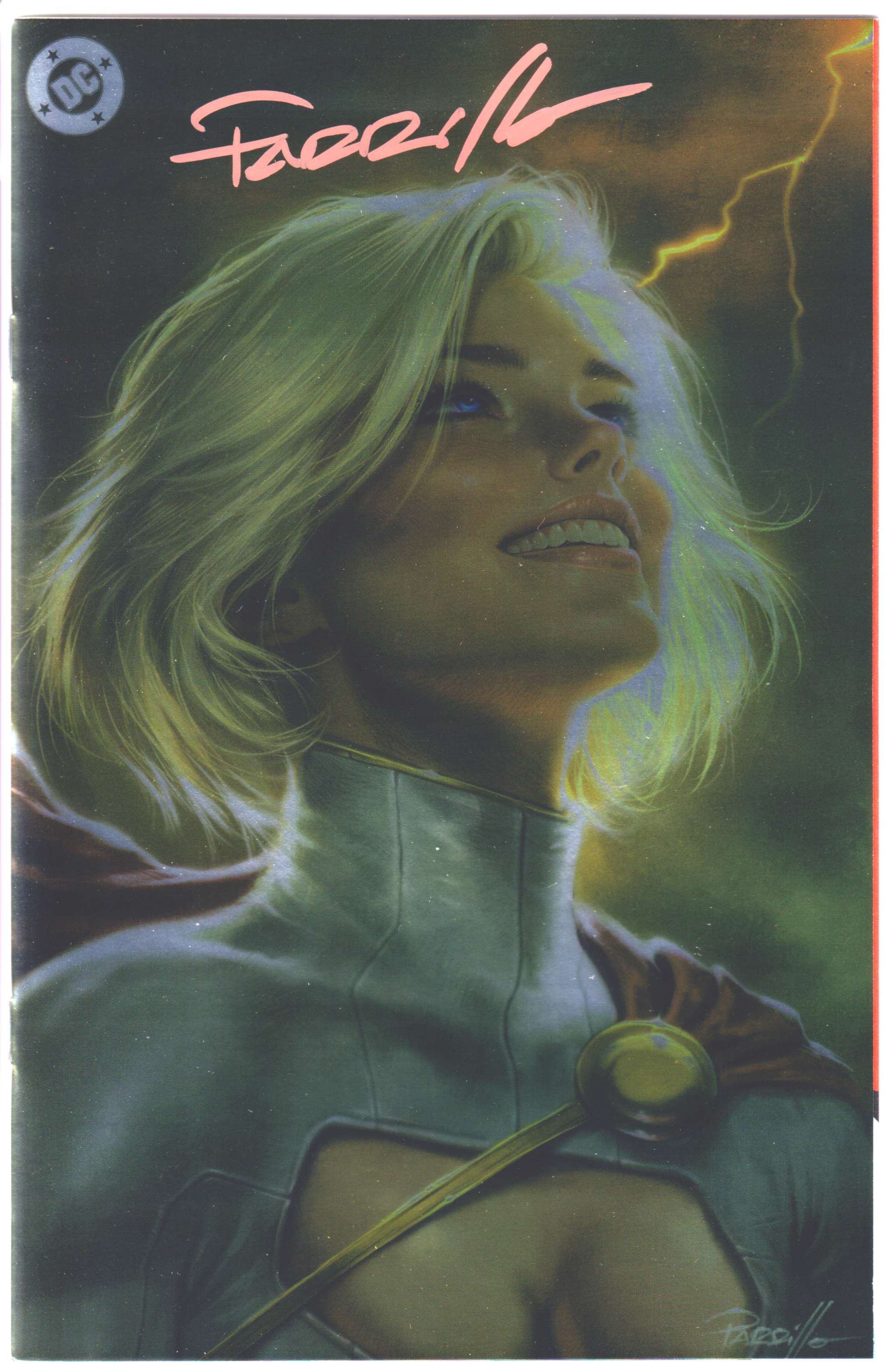 SUPERGIRL #3 LUCIO PARRILLO SIGNED VIRGIN FOIL EXCLUSIVE