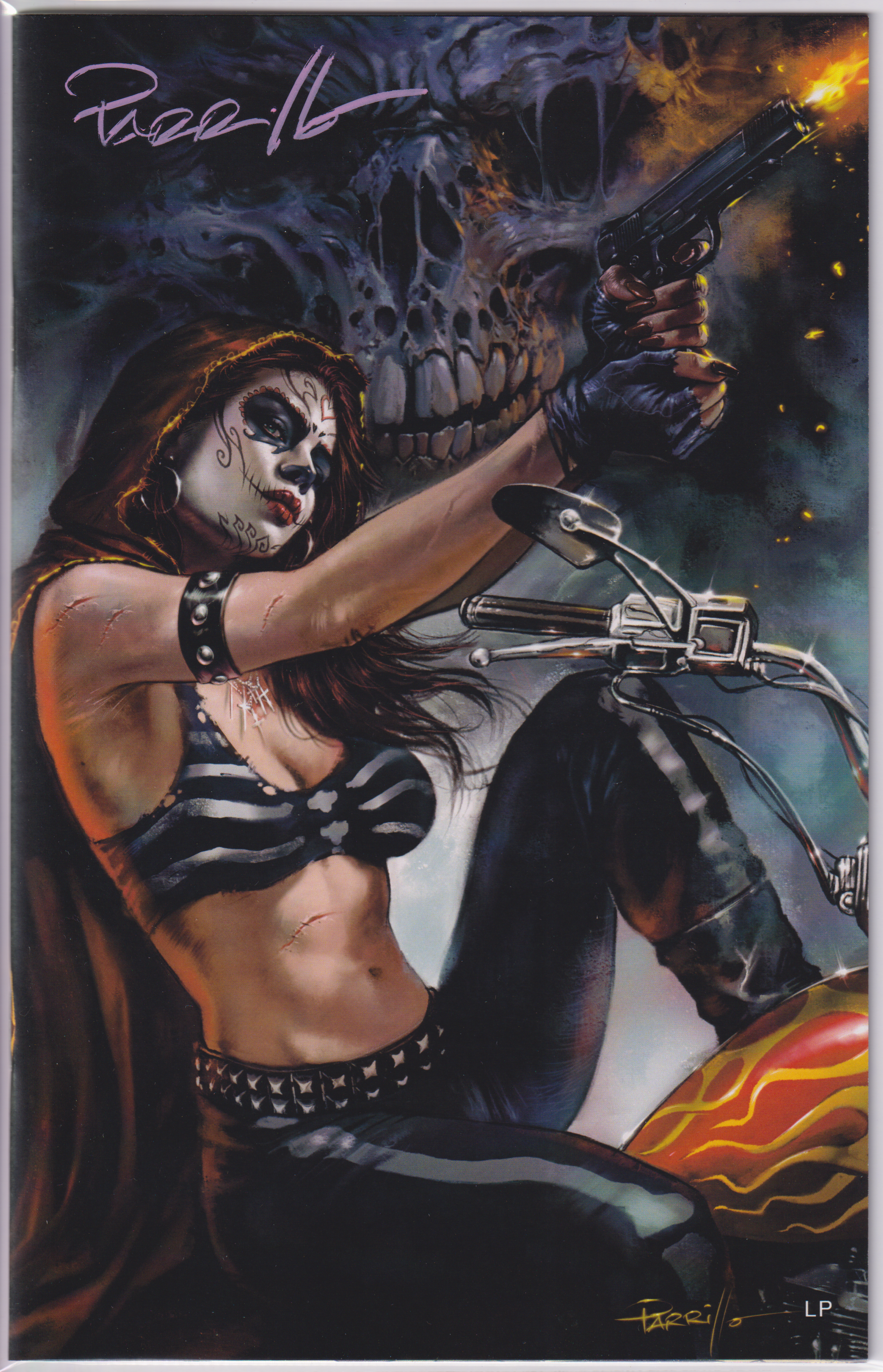 LA MUERTA NEMESIS #1 SIGNED LUCIO PARRILLO ULTRA VIRGIN EDITION