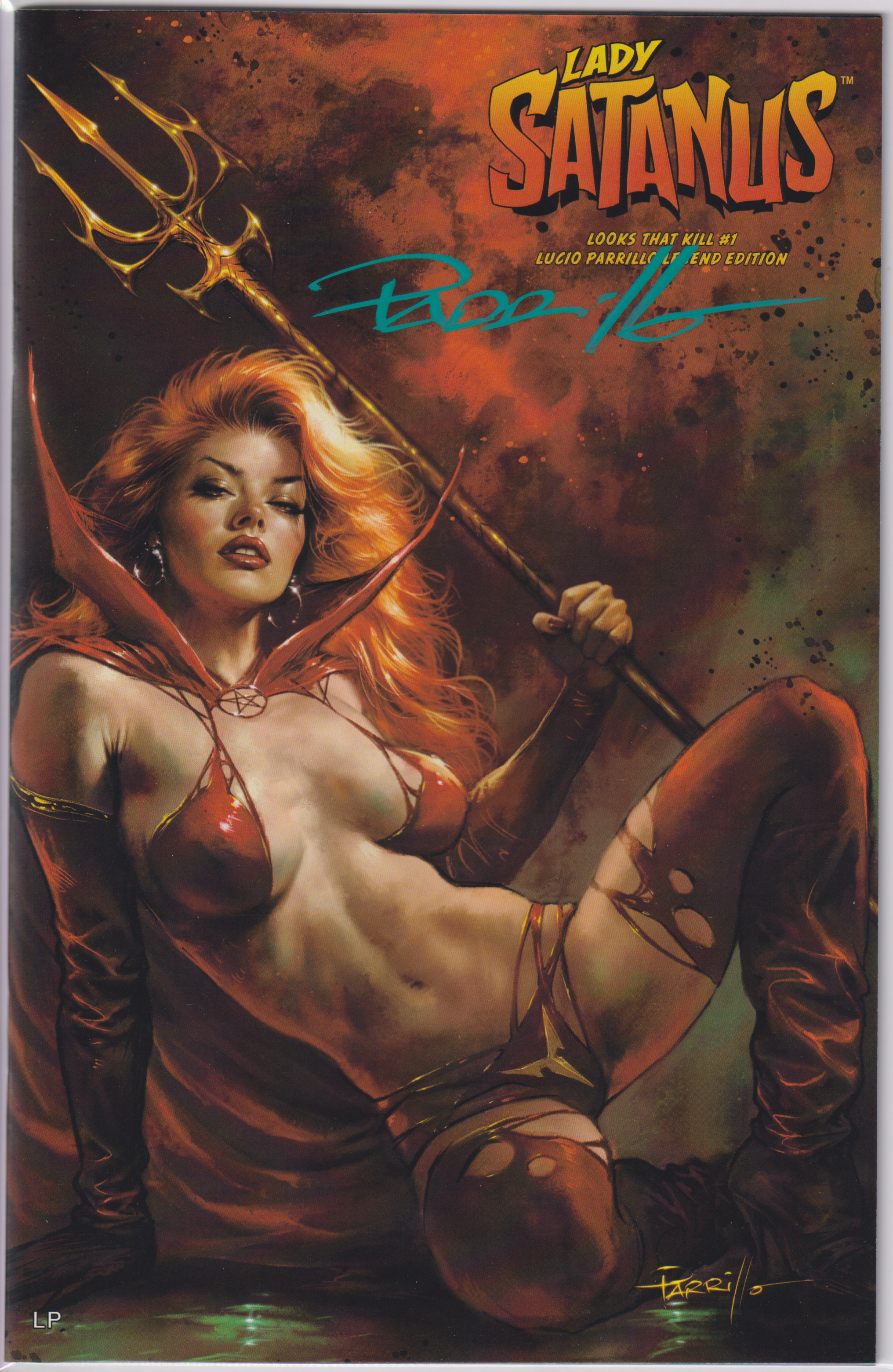 LADY SATANUS #1 SIGNED LUCIO PARRILLO LEGEND EDITION