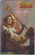 LADY SATANUS #1 SIGNED LUCIO PARRILLO LEGEND HOLOFOIL EDITION