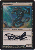 MAGIC THE GATHERING - HOLLOWSAGE SIGNED LUCIO PARRILLO CARD
