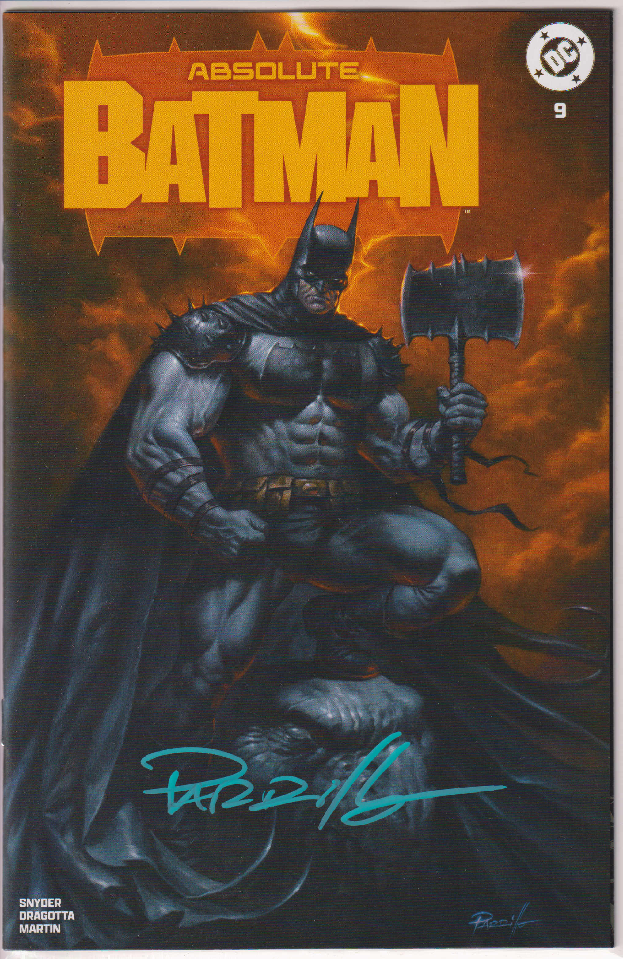 ABSOLUTE BATMAN #9 LUCIO PARRILLO SIGNED EXCLUSIVE