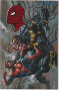 AMAZING SPIDER-MAN / VENOM #1 LUCIO PARRILLO SKETCHED VIRGIN EXCLUSIVE