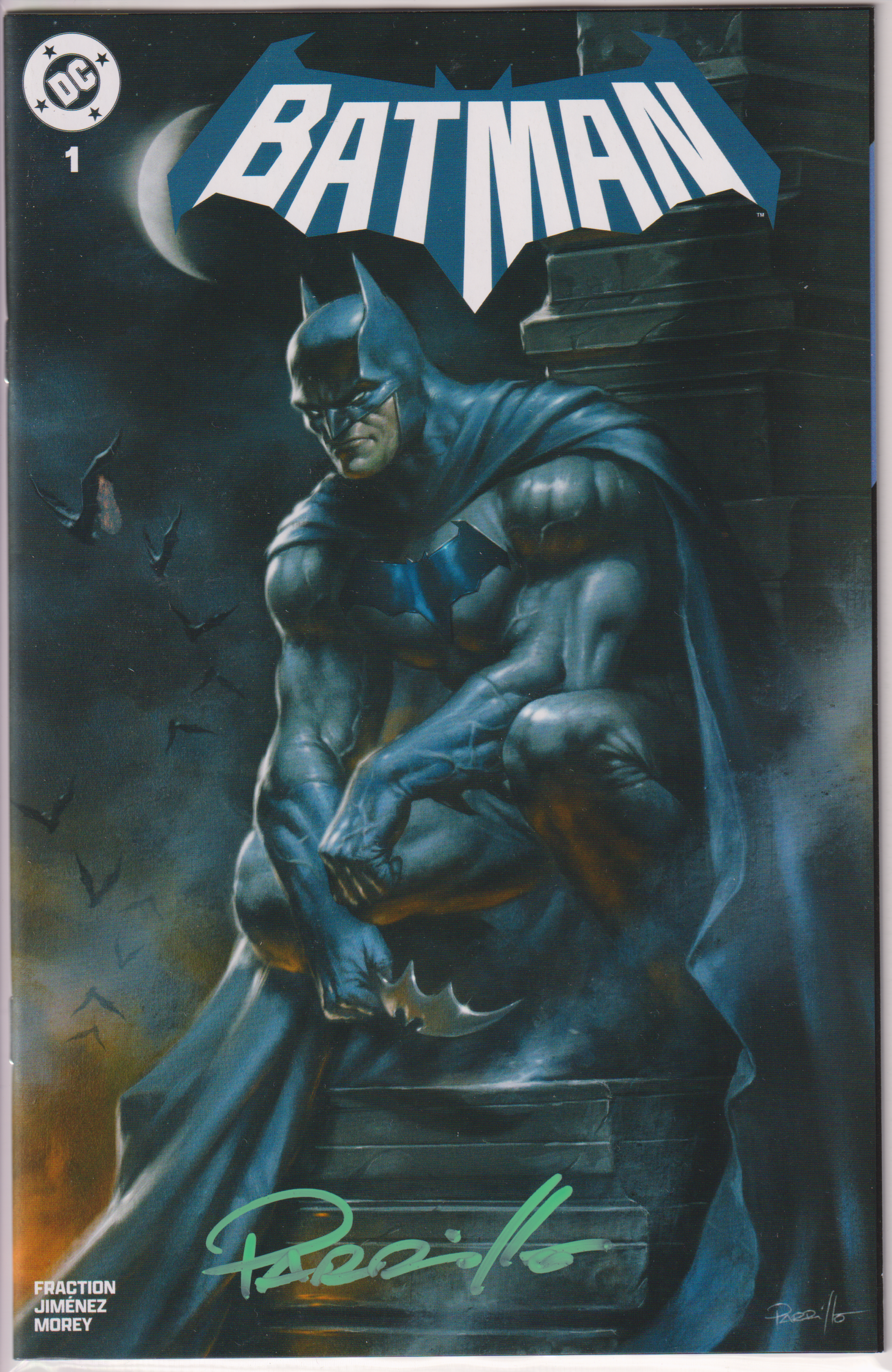 BATMAN #1 LUCIO PARRILLO SIGNED EXCLUSIVE