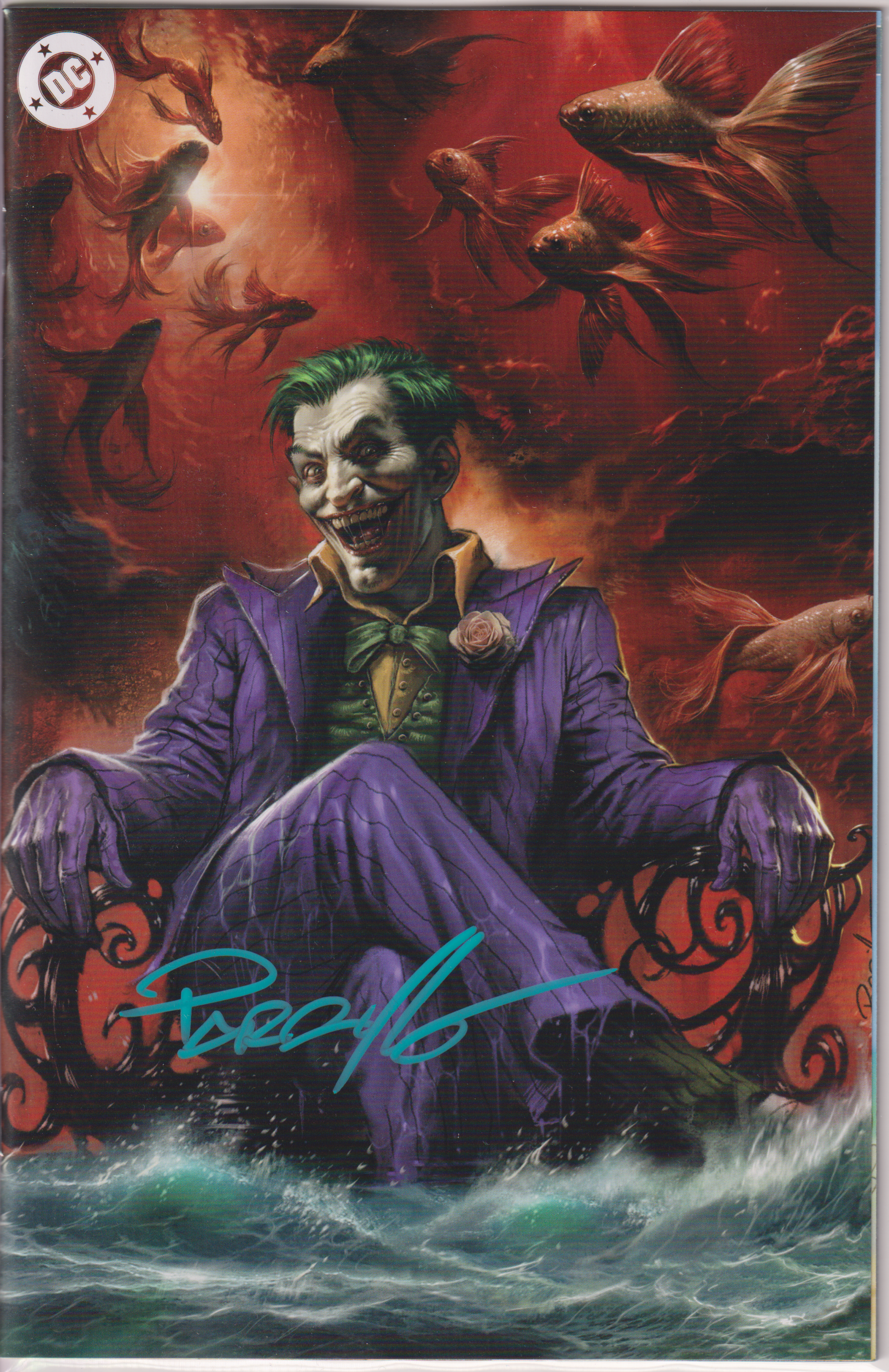 G'NORTS SWIMSUIT EDITION JOKER #1 LUCIO PARRILLO SIGNED MEGA 2026 VIRGIN EXCLUSIVE