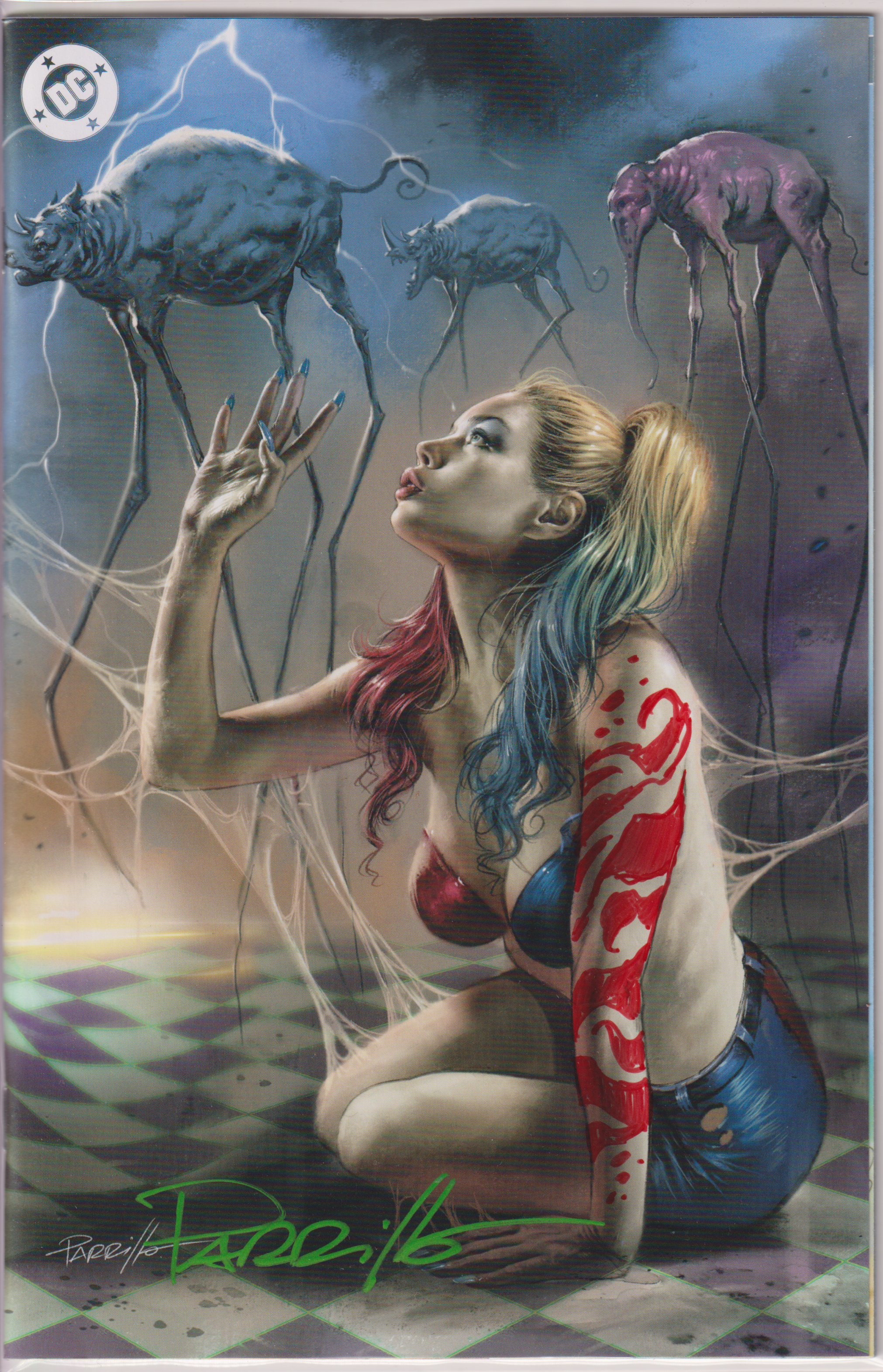 G'NORTS SWIMSUIT EDITION HARLEY QUINN #1 LUCIO PARRILLO REMARQUED MEGA 2026 VIRGIN EXCLUSIVE