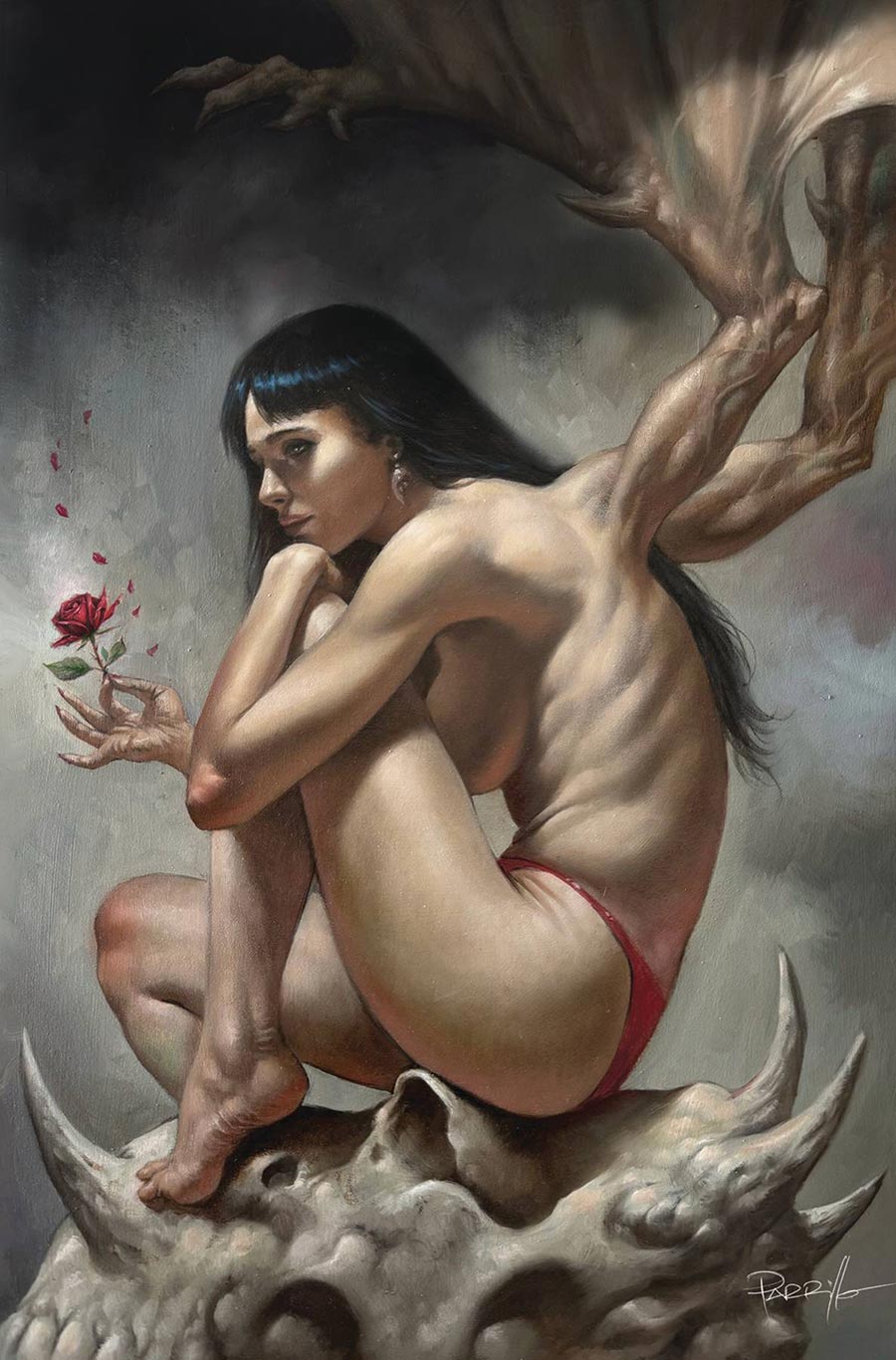 VAMPIRELLA #672 LUCIO PARRILLO SIGNED LIMITED VIRGIN