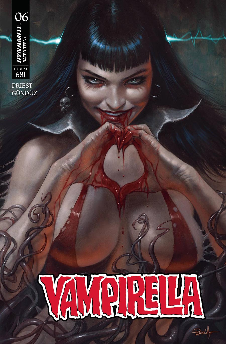 VAMPIRELLA #6 LUCIO PARRILLO SIGNED VARIANT