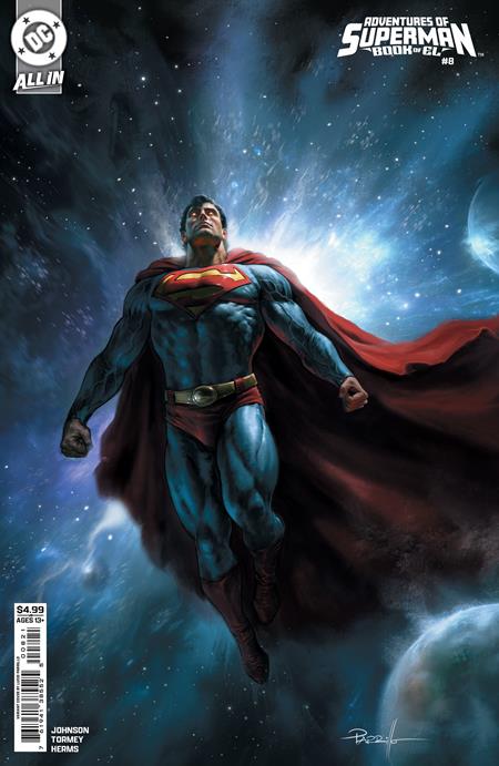 ADVENTURES OF SUPERMAN BOOK OF EL #8 LUCIO PARRILLO SIGNED VARIANT