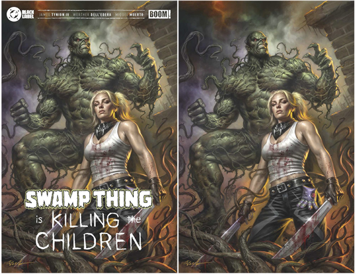 SWAMP THING IS KILLING THE CHILDREN #1 LUCIO PARRILLO EXCLUSIVE